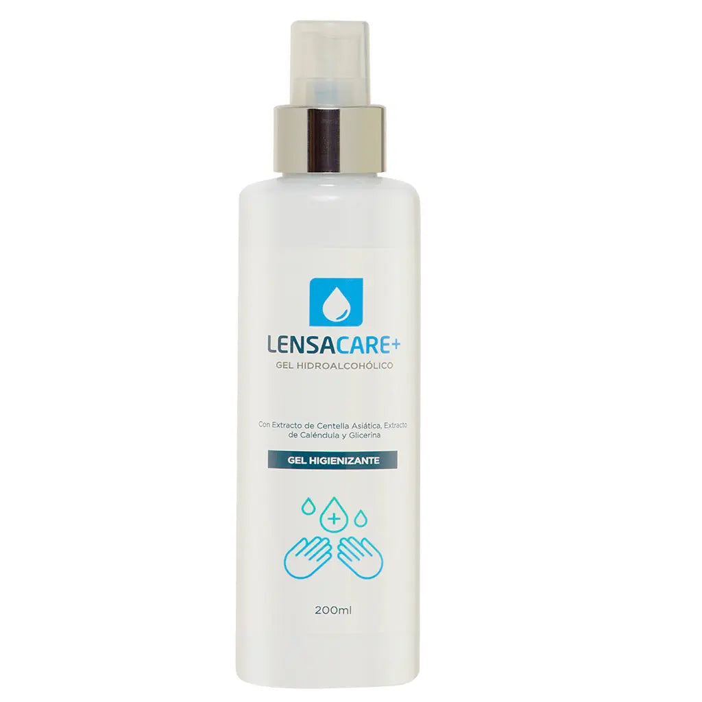 Gel hidroalcohólico dérmico LENSACARE+ 200ml (FORMATO SPRAY) Mi tienda